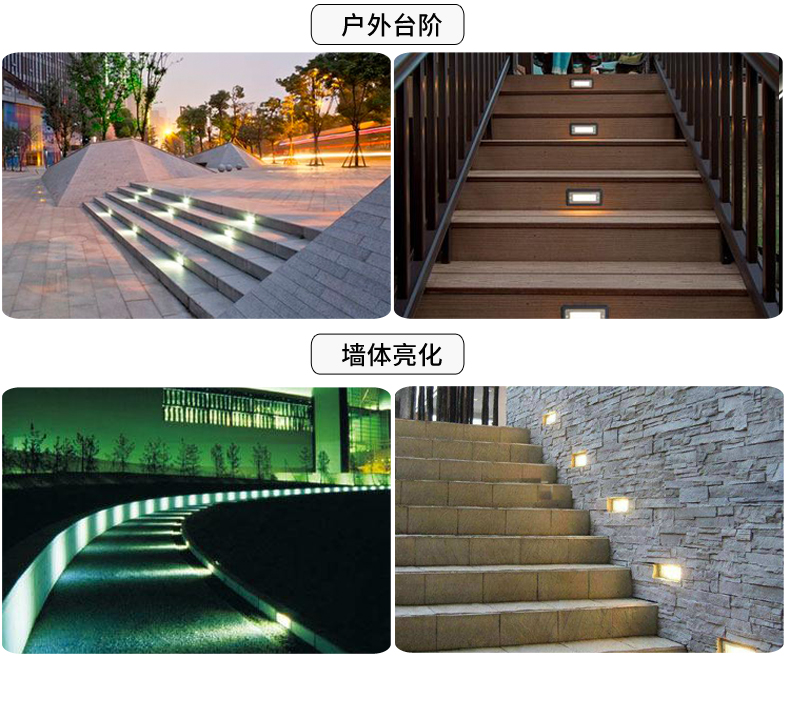 戶外節(jié)能防水 方形led埋地?zé)?樓梯燈 埋地?zé)?地埋燈 臺階燈路燈3W(圖20)