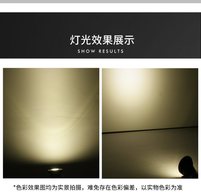 戶外防水led地埋燈 大功率LED埋地?zé)?草地?zé)?景觀燈 彩色投射燈1W(圖10)