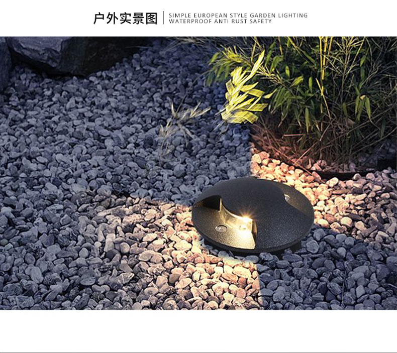 戶外防水 led透光埋地燈 一二三四透光地埋燈3W5W6W9W12W15W18W(圖17)