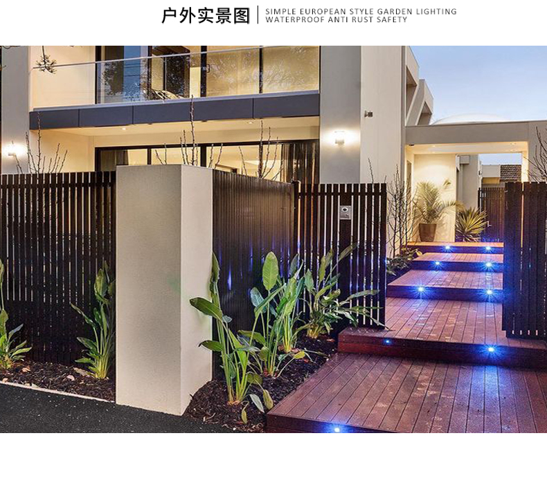 工廠直銷 防水led地埋燈 不銹鋼水下埋地燈 廣場景觀地埋燈1W(圖12)